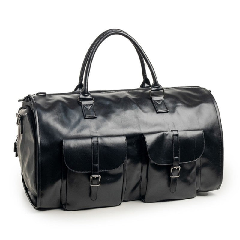 Elegant Travel Bag with Integrated Suit Compartment Kalsten