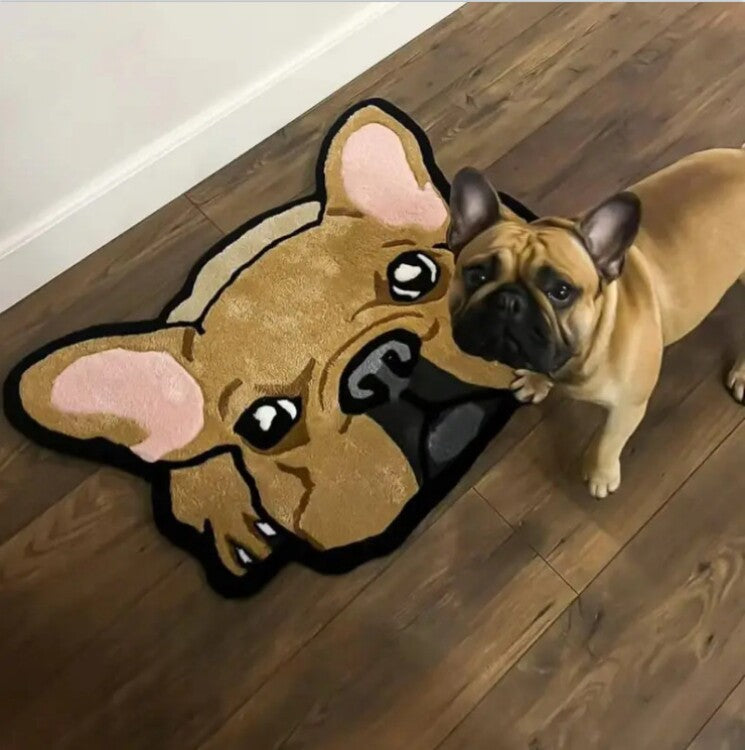 Animal-shaped Plush Rug