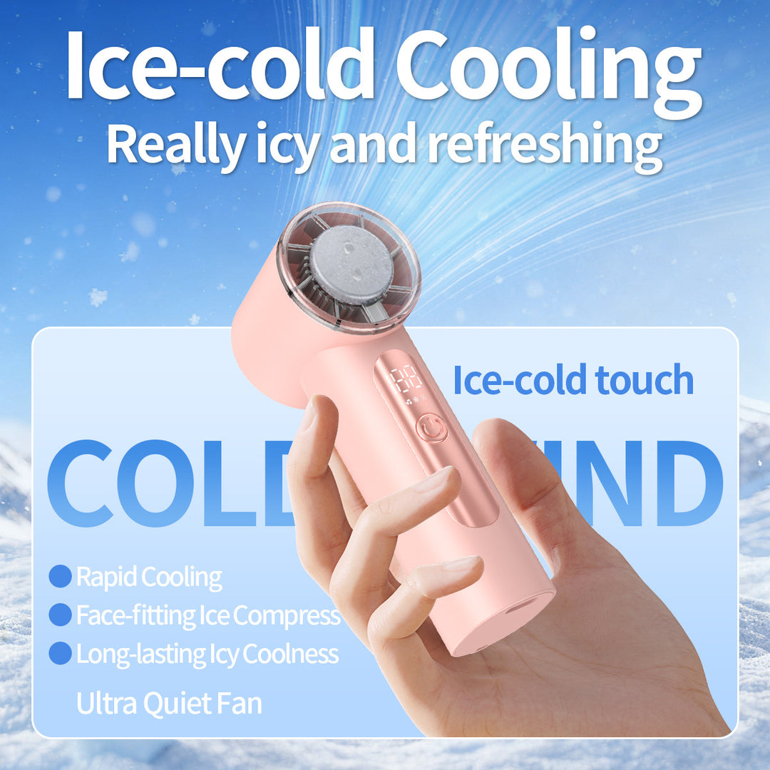 Unisex Portable Ice-Cooling Handheld Fan Kalsten