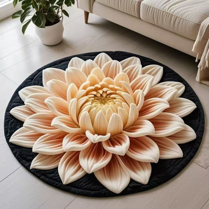 Plush Sunflower Decorative Area Rug Kalsten