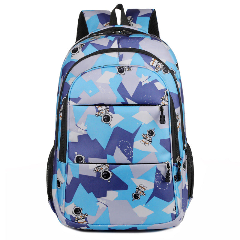 Fashionable school backpack with astronaut motif Kalsten