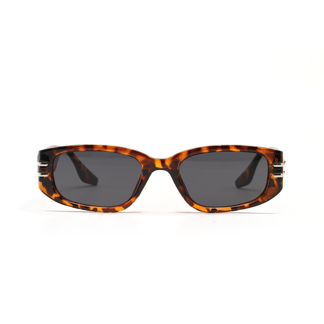 Women's fashionable rectangular sunglasses with elegant metal accents Kalsten