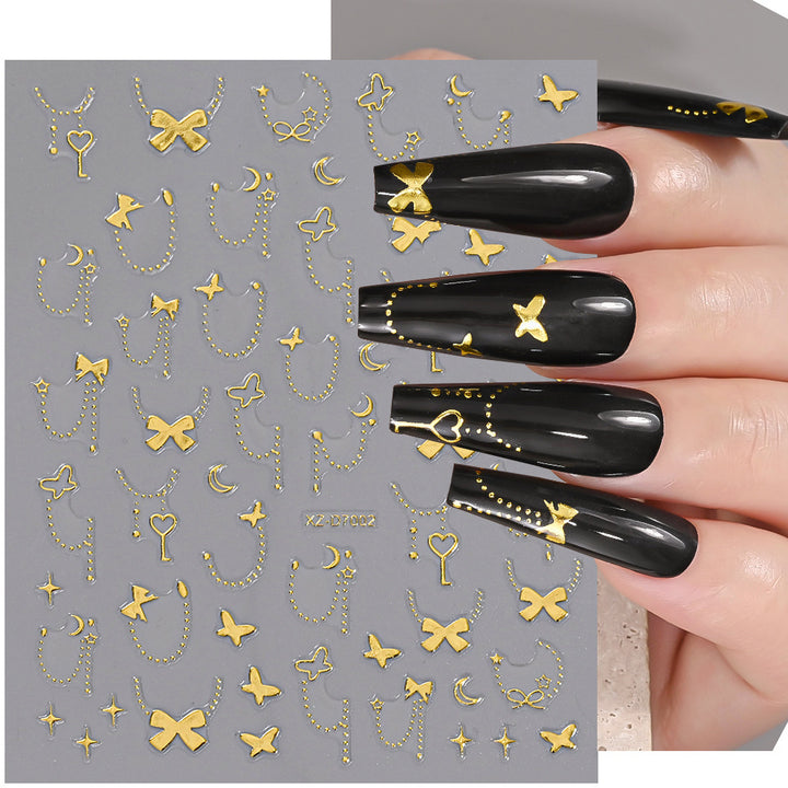 Floral Decorative Nail Art Stickers