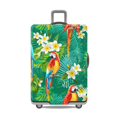 Tropical Leaf Print Hard Shell Luggage Kalsten