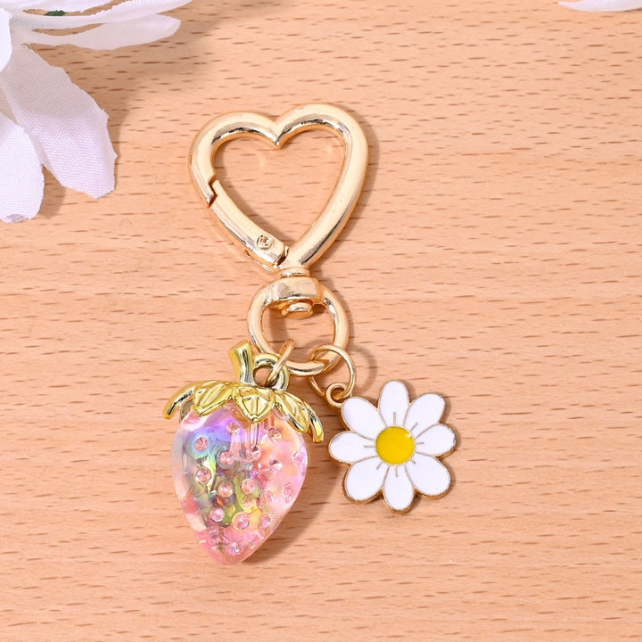 Keychain with Fruity Strawberry Design Kalsten