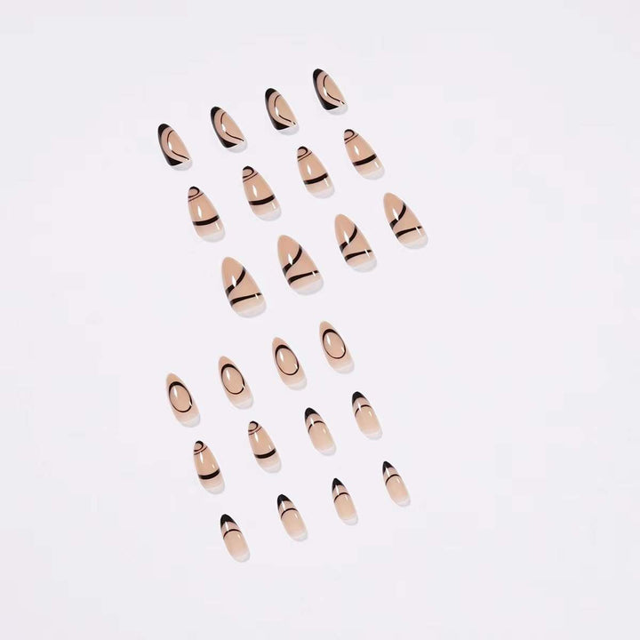 Artificial nails with elegant minimalist design Kalsten