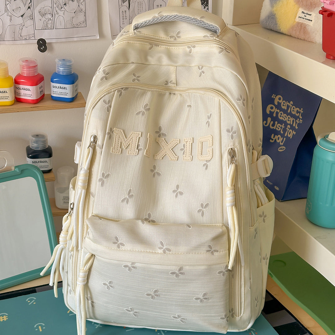Floral Appliqué Stylish Backpack Kalsten