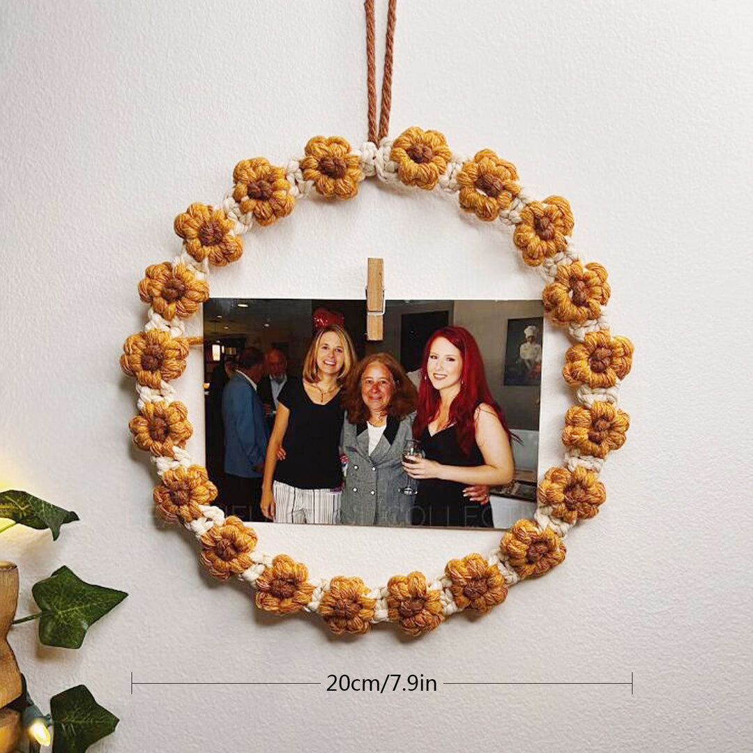 Floral Macrame Hoop Wreath Kalsten