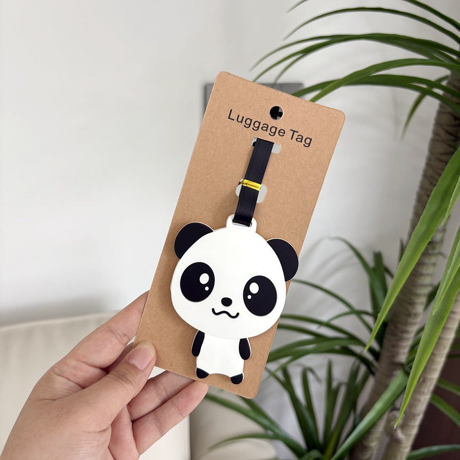 Cute Panda-Themed Luggage Tag Kalsten