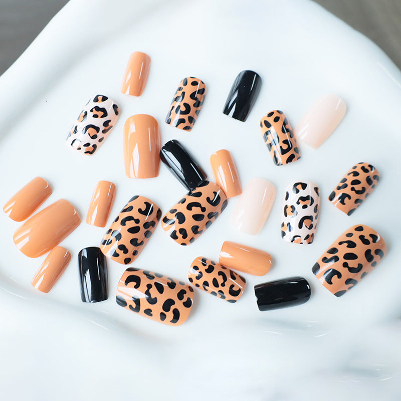 Trendy Leopard Print Nail Art Extensions Kalsten