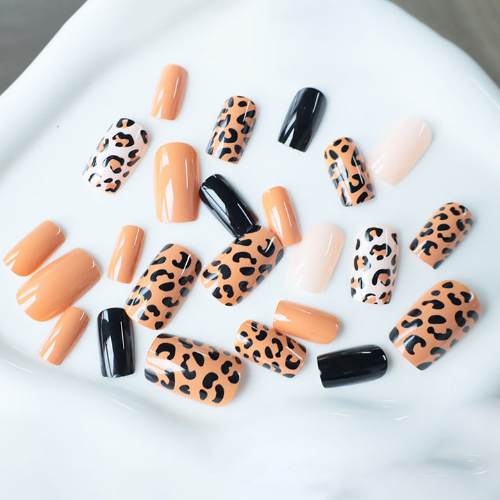 Trendy Leopard Print Nail Art Extensions Kalsten