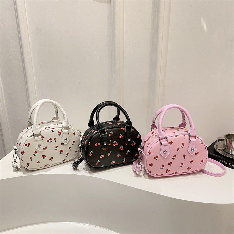 Playful Cherry Print Handbag Kalsten