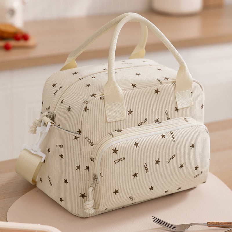Insulated Lunch Bag with Stylish Zebra Print Kalsten