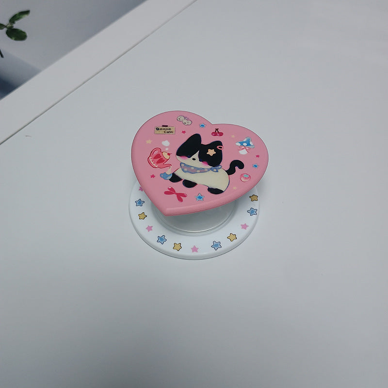 Heart-Shaped Character Phone Grip Kalsten