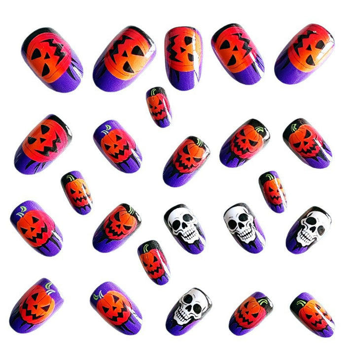 Acrylic nail set with Halloween motif Kalsten