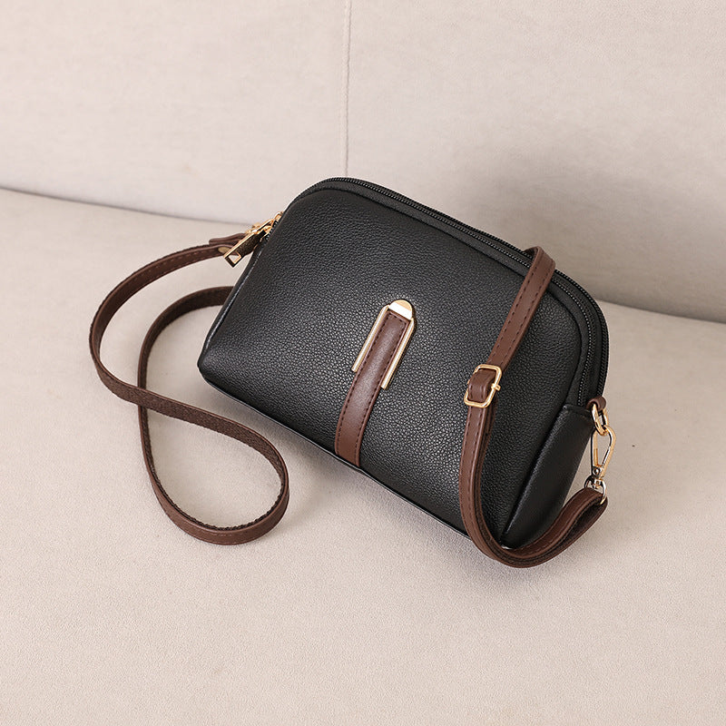 Elegant Multi-Pocket Crossbody Handbag