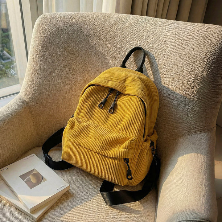 Cord-Backpack with Practical Front Pocket Kalsten