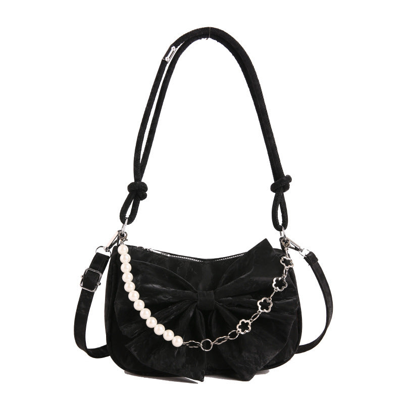 Elegant Bow-Embellished Handbag Kalsten
