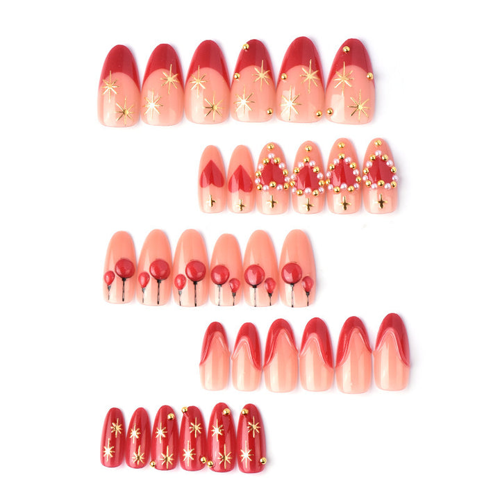 Artificial nails in classic style Kalsten