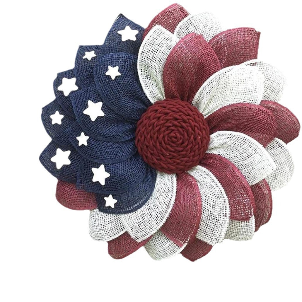 Decorative Starburst Floral Brooch