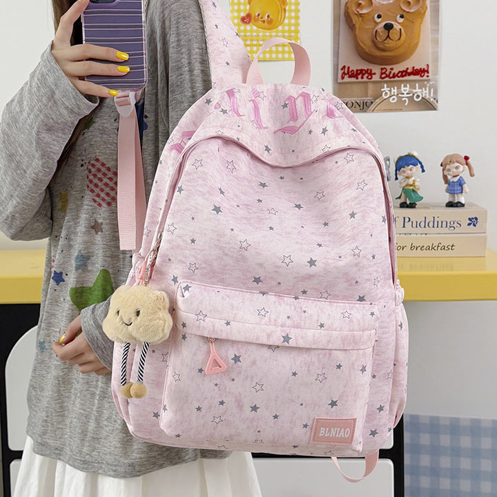 Stylish Lightweight Star-Patterned Backpack Kalsten