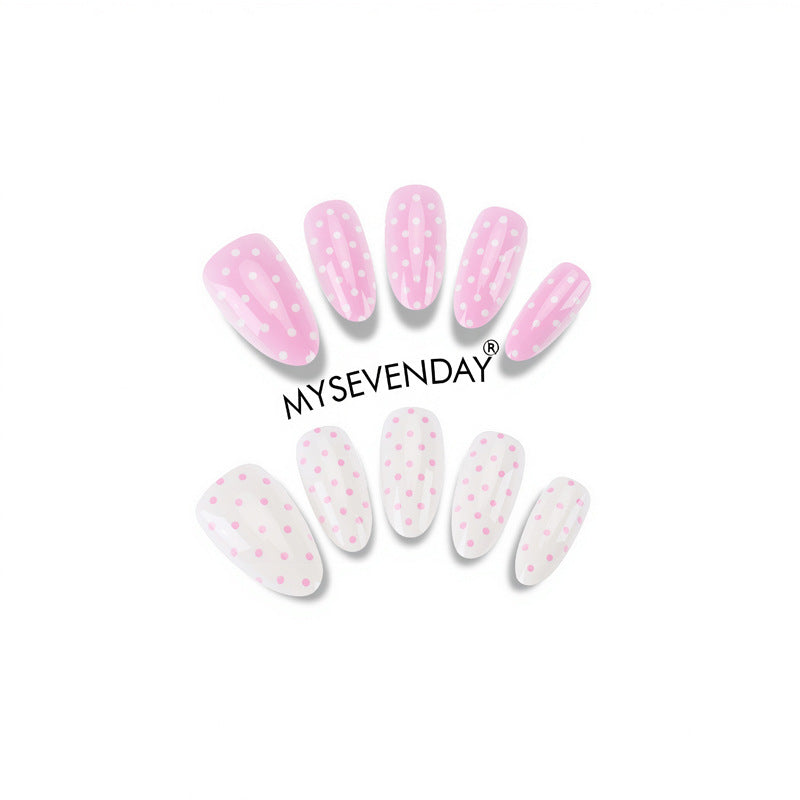 Whimsical Polka Dot Press-On Nail Set Kalsten