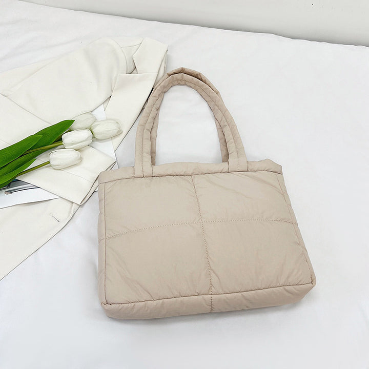 Padded Texture Tote Bag