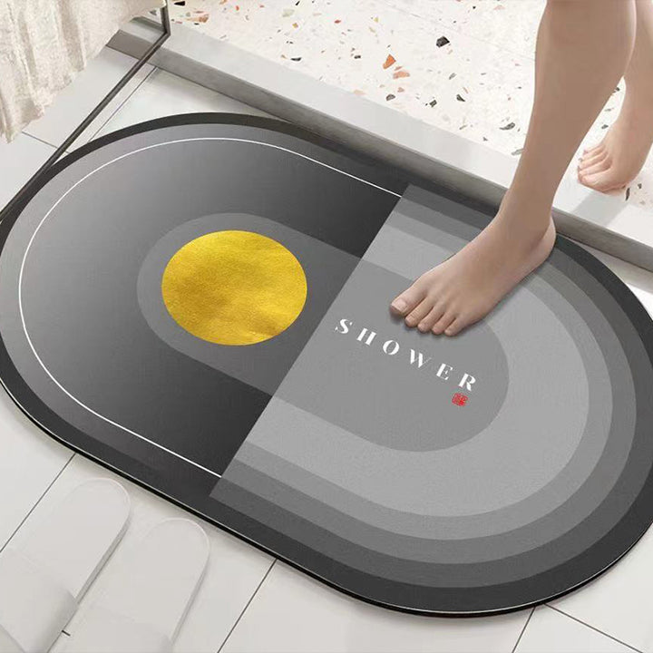 Modern Abstract Bath Mat