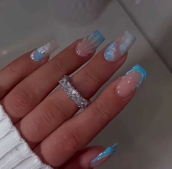 Decorative Long Stiletto Nail Enhancements Kalsten