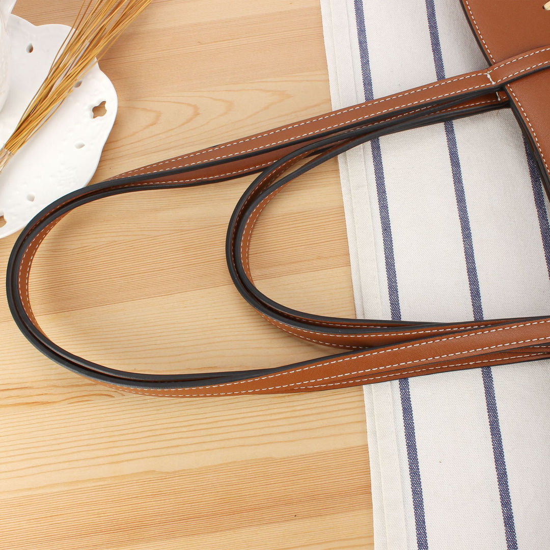 Handbag Made of Braided Natural Material with High-Quality Leather Detail Kalsten