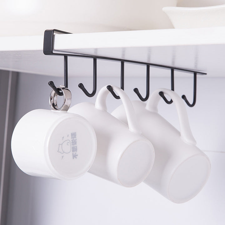 Wall Mounted Hook Rack Organizer