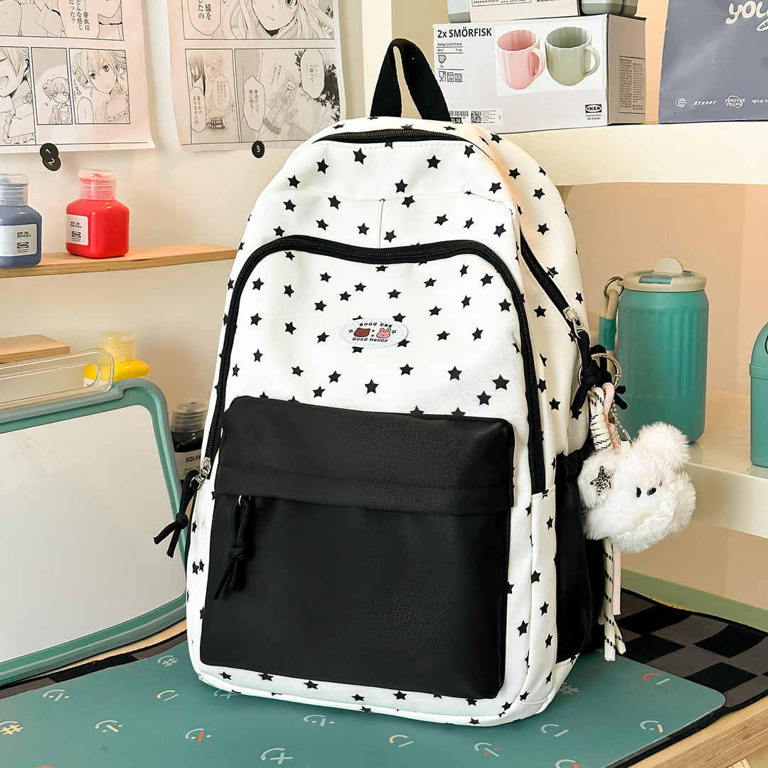Star-Patterned Casual Backpack Kalsten 1791204314