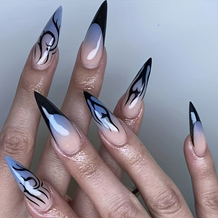 Stiletto Nail Art Design