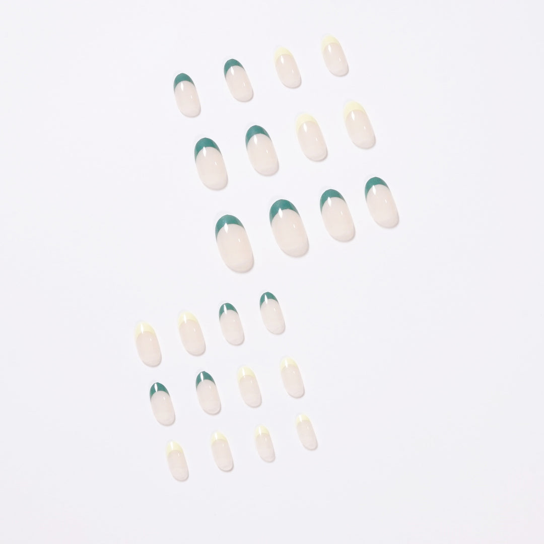 Artful nail art with creative color tips Kalsten