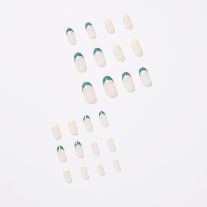 Artful nail art with creative color tips Kalsten