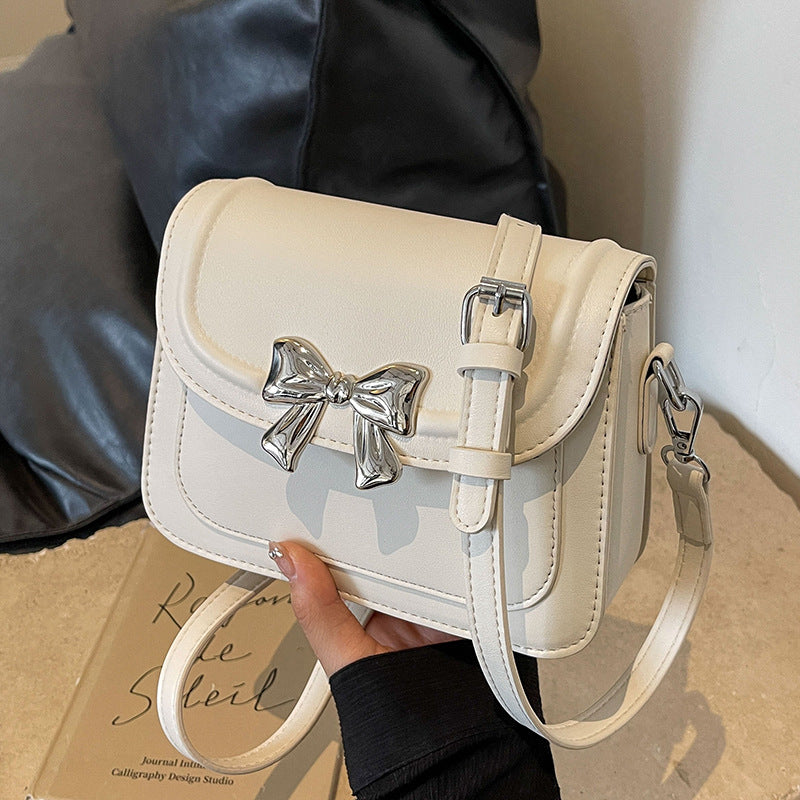 Elegant Bow-Detail Shoulder Bag Kalsten