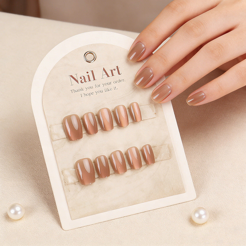 Glossy Press-On Nail Set Kalsten