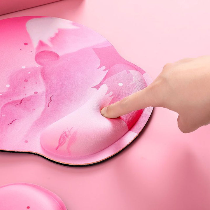 Ergonomic Mouse Pad with Wrist Support