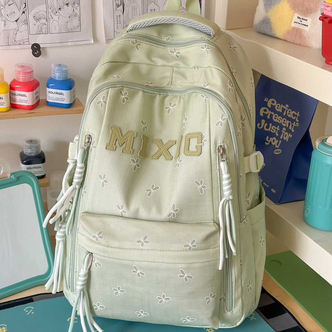 Floral Appliqué Stylish Backpack Kalsten