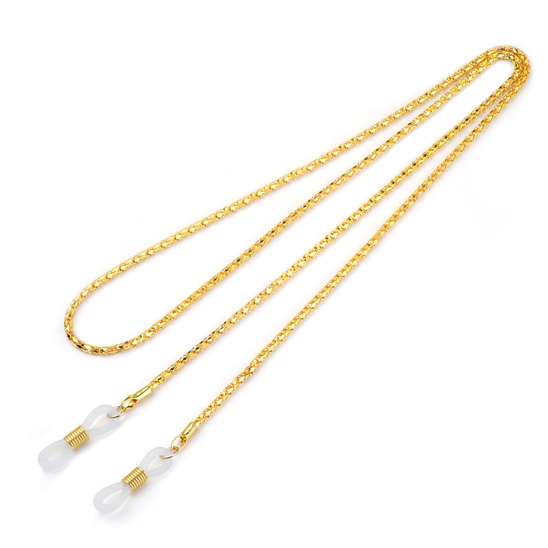 Gold-Plated Twisted Link Eyewear Chain Kalsten