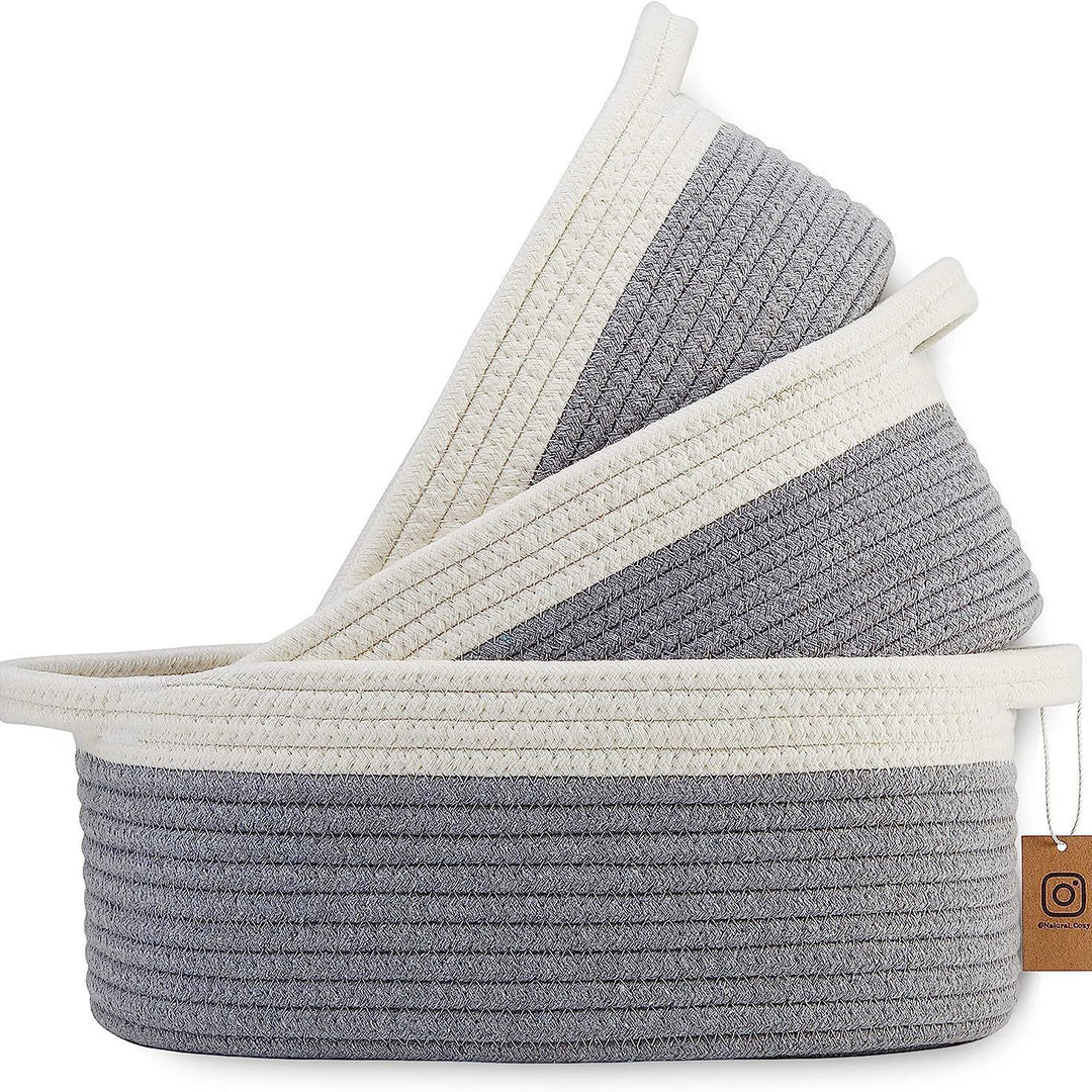 Ladies durable and stylish storage basket in layered look Kalsten