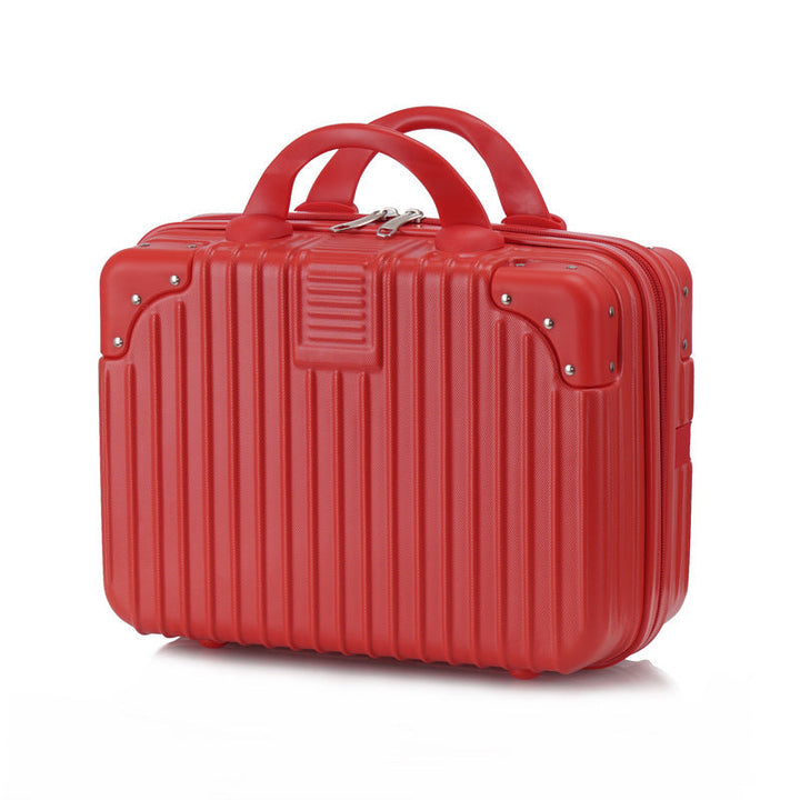 hard-shell cosmetic travel case with double top handles and reinforced corner protectors Kalsten