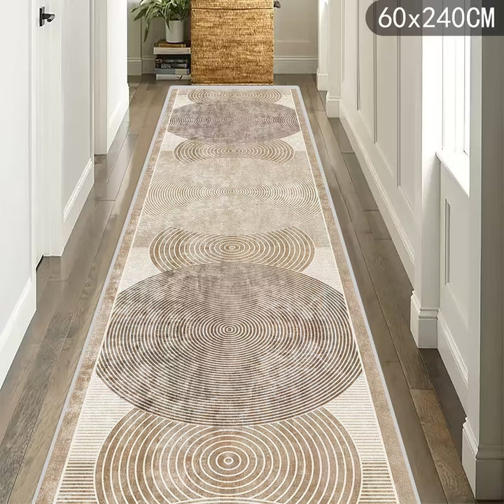 Elegant Geometric Pattern Runner Mat for Home
