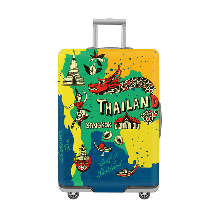 Cartoon Cat Design Hard Shell Luggage Kalsten