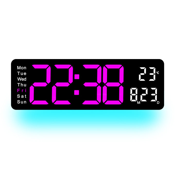 Digital LED Alarm Clock with Temperature and Day of the Week Display Kalsten