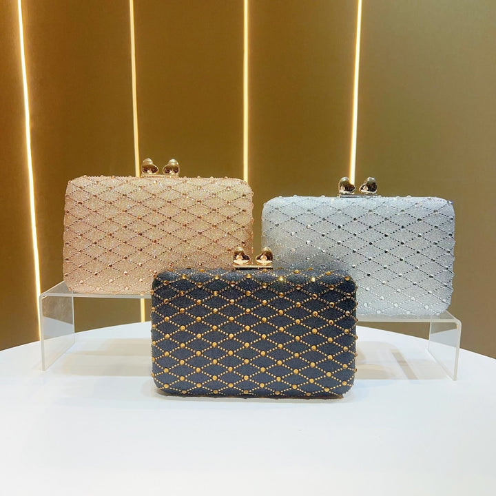 Rhinestone Glitter Clutch