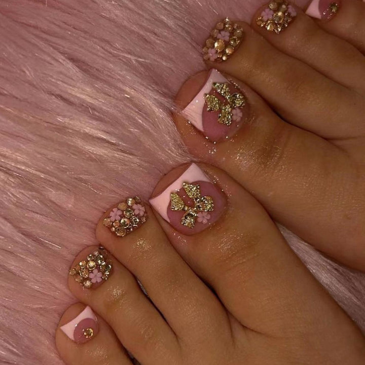 Floral Nail Design Enhancements Kalsten