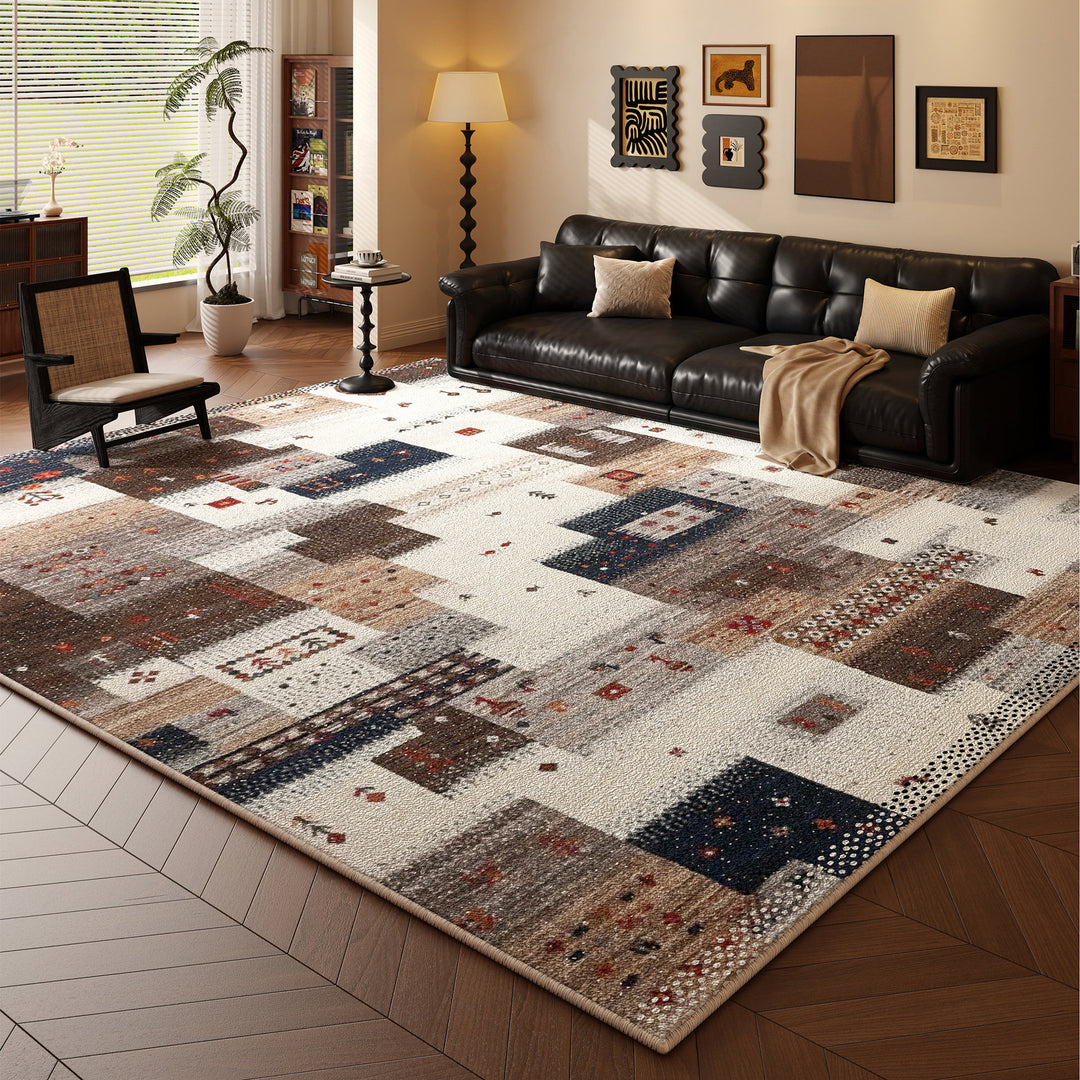 Multi-Pattern Decorative Area Rug Kalsten