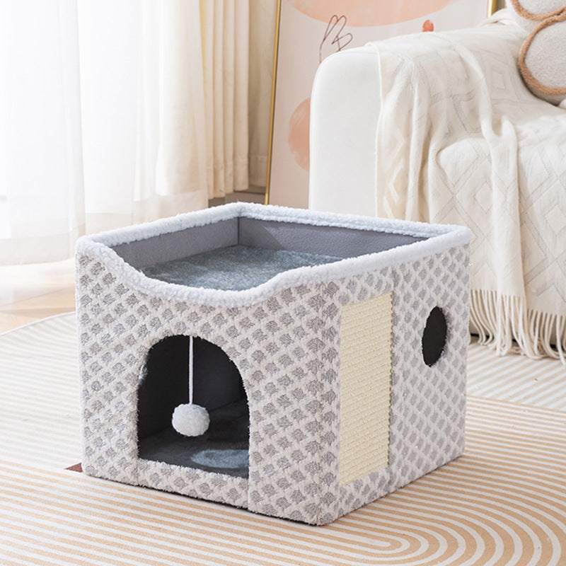 Cozy Plush Cat Hideout Kalsten