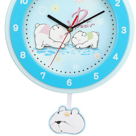 Wall clock with colorful animal design Kalsten